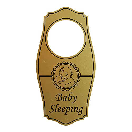 Baby Door Hangers Gold