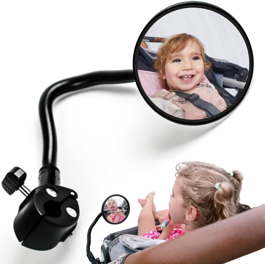 Stroller Mirror - Keep an Eye on Your Baby During Stroller Walks