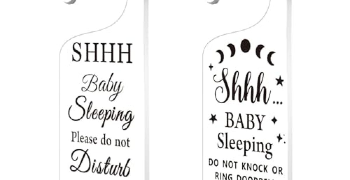 Cute News Baby Door Hangers