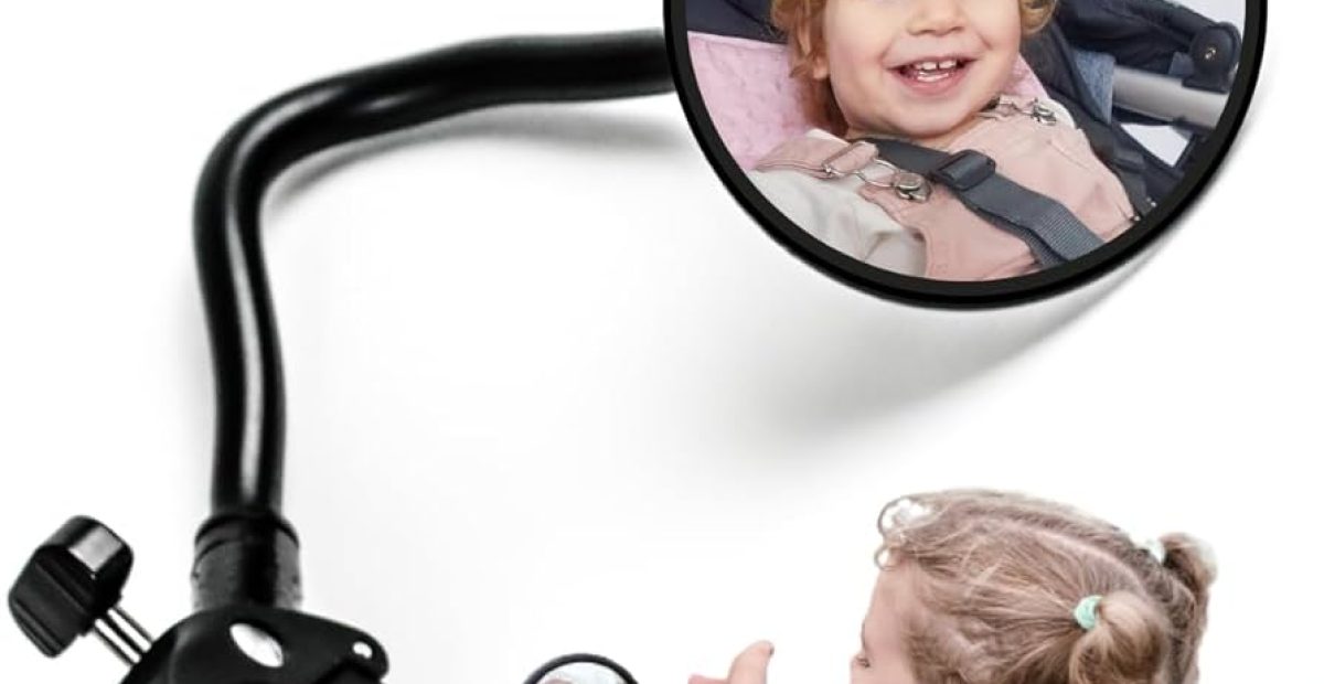 Stroller Mirror - Keep an Eye on Your Baby During Stroller Walks